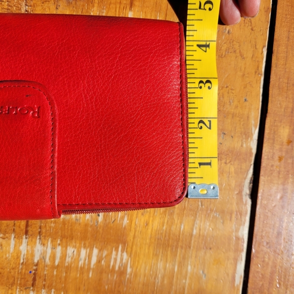 Red Rofls Leather Wallet - Picture 7 of 8